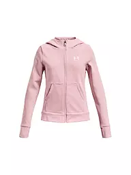 UNDER ARMOUR | Mädchen Jacke UA Rival Fleece mit durchgehendem Zip | Rose