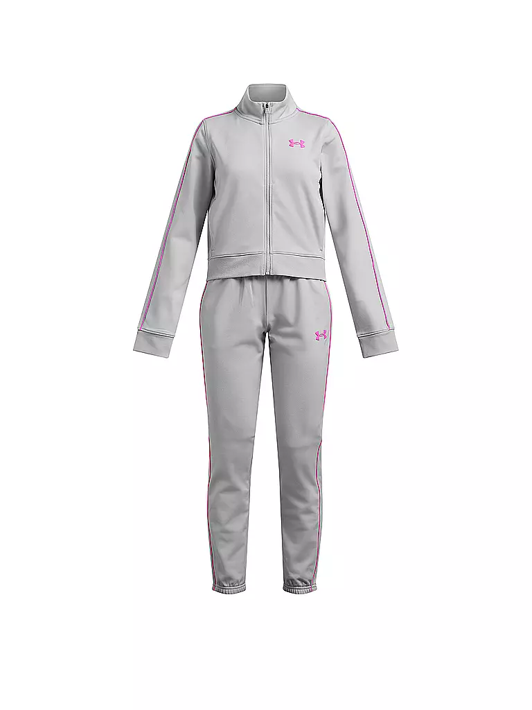 UNDER ARMOUR | Mädchen Trainingsanzug UA Icon Knit Crop | Gris