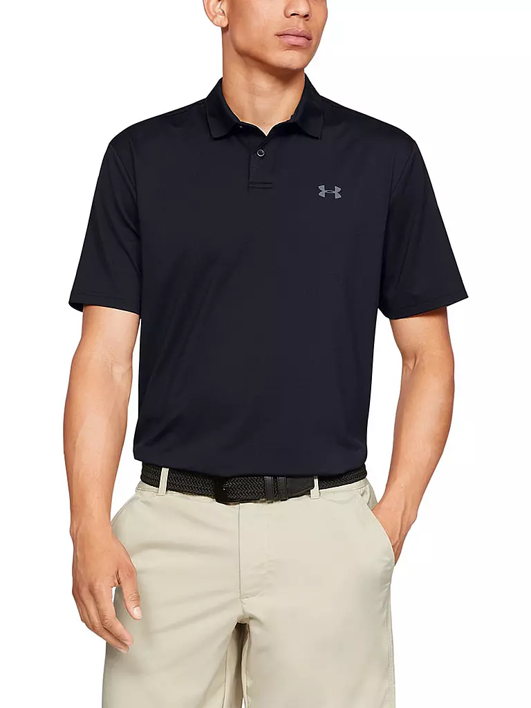 UNDER ARMOUR | Polo de golf homme UA Performance Polo 2.0 | Noir