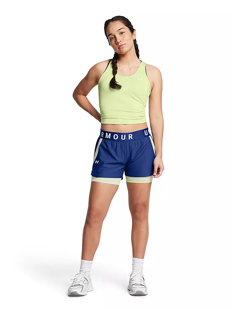 UNDER ARMOUR | Short de fitness pour femmes UA Play Up 2en1 | Bleu