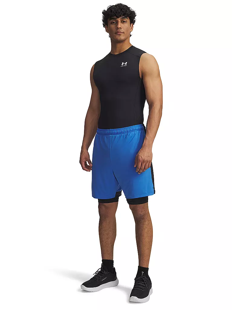 UNDER ARMOUR | Short de fitness pour homme UA Tech™ Vent 2en1 | Bleu