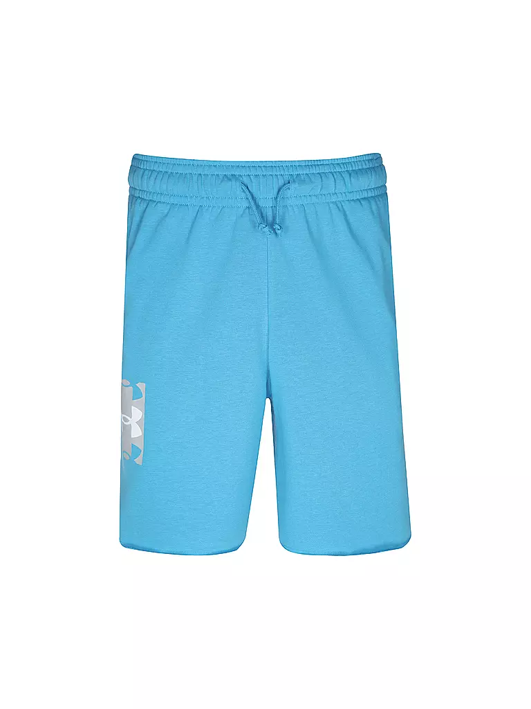UNDER ARMOUR | Short Homme UA Rival Terry Logo 8in | Bleu clair