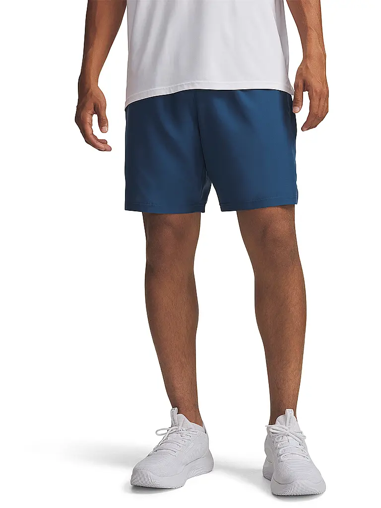 UNDER ARMOUR | Short UA Woven Wordmark pour homme | Bleu foncé