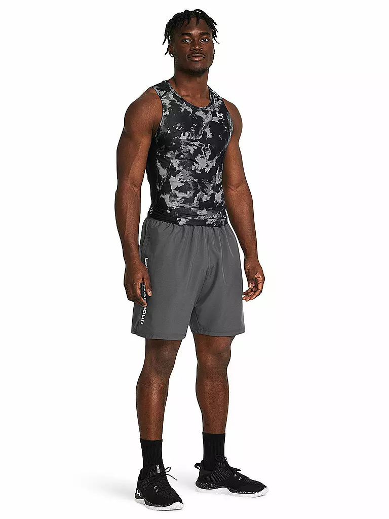 UNDER ARMOUR | Short UA Woven Wordmark pour homme | Gris