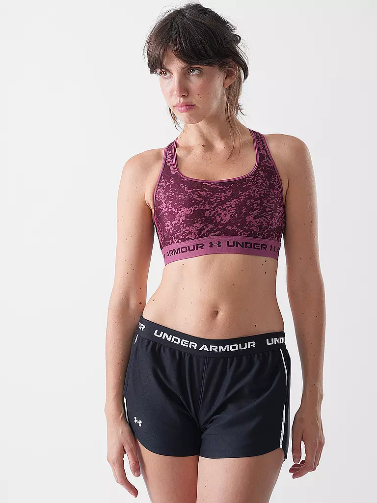 UNDER ARMOUR | Soutien-gorge de sport femme Armour® Mid Crossback imprimé maintien moyen |