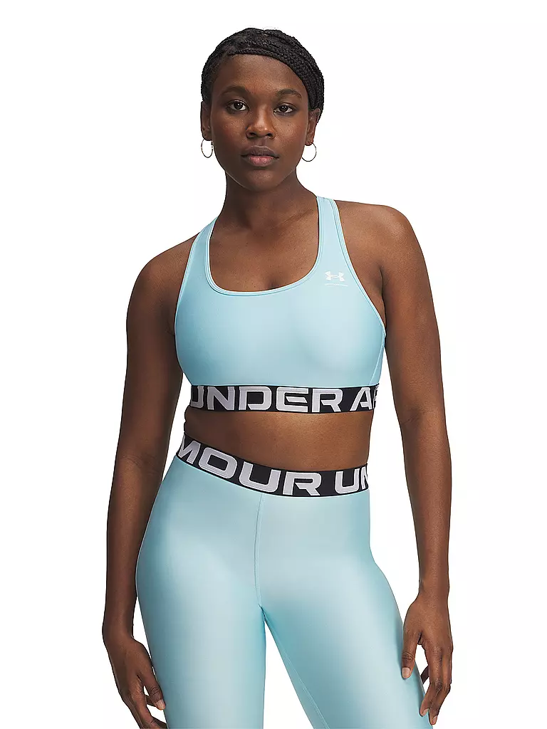 UNDER ARMOUR | Soutien-gorge de sport femme HeatGear® Armour à maintien moyen | Bleu clair