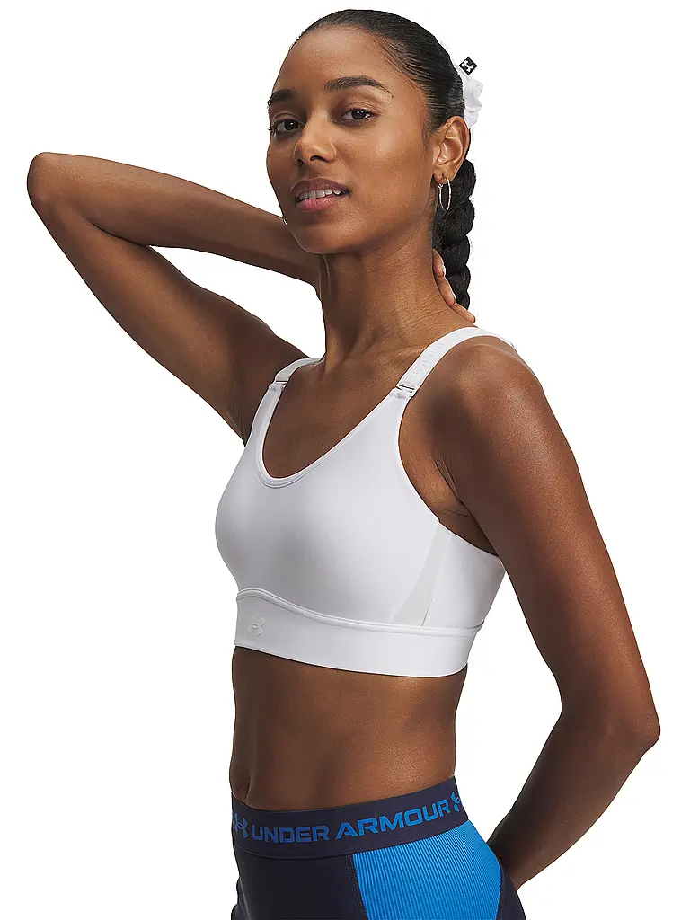 UNDER ARMOUR | Soutien-gorge de sport femme UA Infinity Mid 2.0 maintien moyen | Blanc