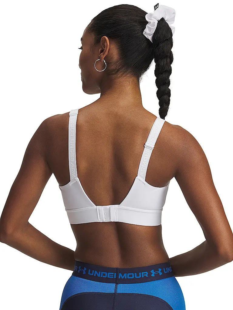 UNDER ARMOUR | Soutien-gorge de sport femme UA Infinity Mid 2.0 maintien moyen | Blanc