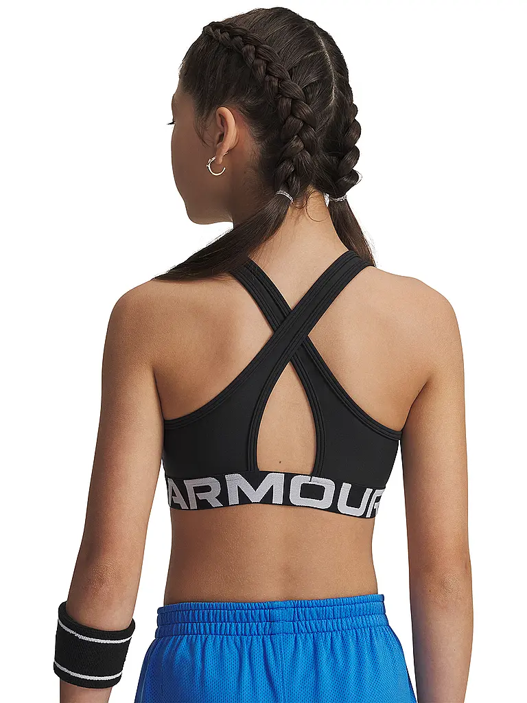 UNDER ARMOUR | Soutien-gorge de sport UA Crossback pour fille | Noir