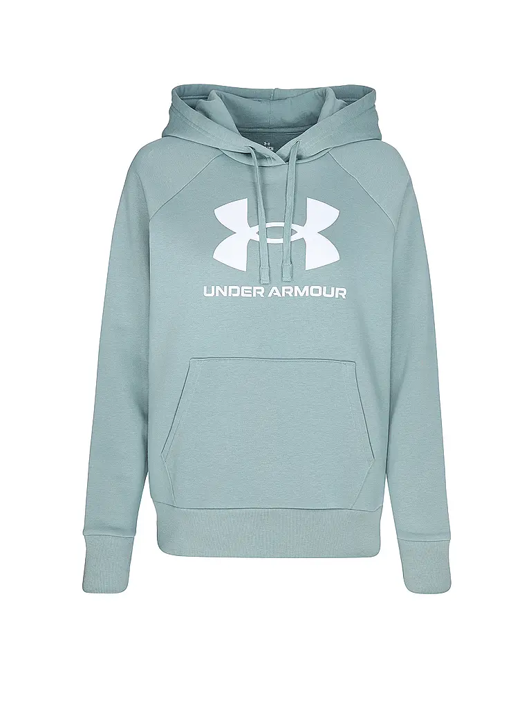 UNDER ARMOUR | Sweat à capuche femme UA Rival Fleece Big Logo | Pétrole
