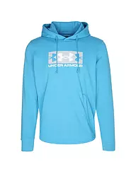 UNDER ARMOUR | Sweat à capuche homme UA Rival French Terry Logo | Bleu clair