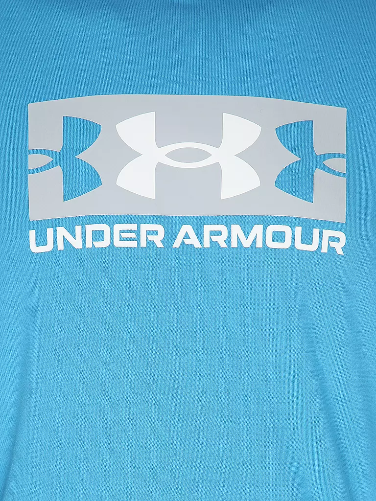 UNDER ARMOUR | Sweat à capuche homme UA Rival French Terry Logo | Bleu clair