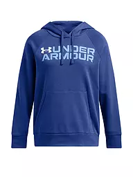 UNDER ARMOUR | Sweat à capuche pour femme UA Rival Fleece Wordmark | Bleu foncé