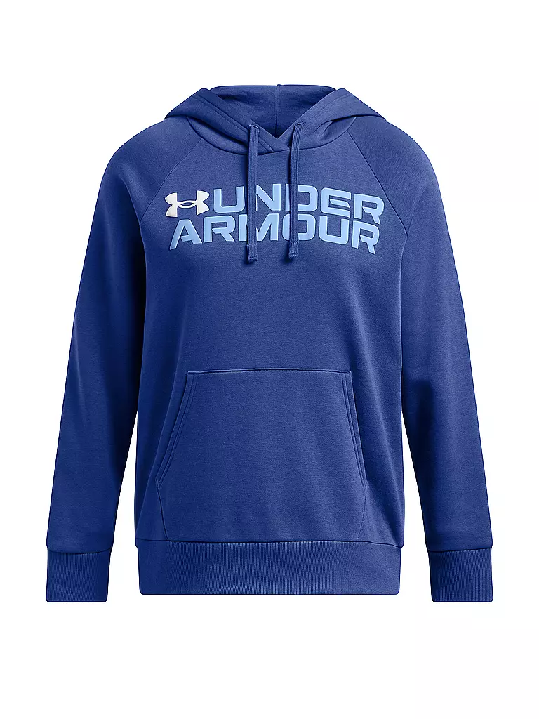 UNDER ARMOUR | Sweat à capuche pour femme UA Rival Fleece Wordmark | Bleu foncé