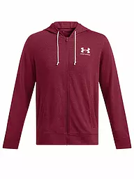 UNDER ARMOUR | Sweat à capuche pour homme UA Rival Terry | Rouge foncé