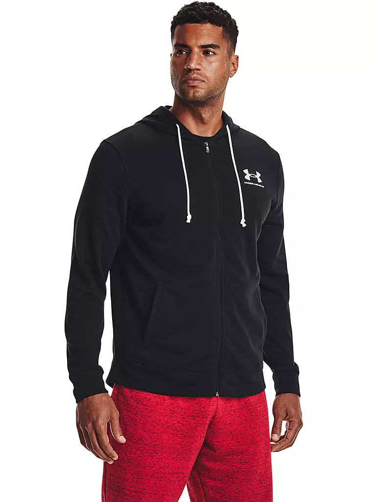 UNDER ARMOUR | Sweat à capuche pour homme UA Rival Terry | Noir