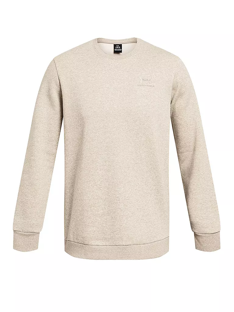 UNDER ARMOUR | Sweat-shirt homme UA Essential Fleece Crewneck | Camel