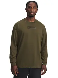 UNDER ARMOUR | Sweat-shirt Homme UA The Rock LS Q4 ST | Olive