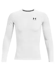 UNDER ARMOUR | T-shirt de fitness HeatGear® Armour pour homme | Blanc