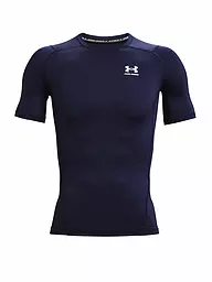 UNDER ARMOUR | T-shirt de fitness HeatGear® Armour pour homme | Bleu foncé