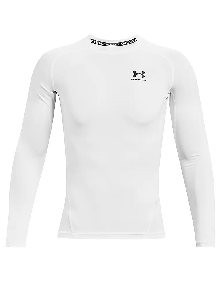 UNDER ARMOUR | T-shirt de fitness HeatGear® Armour pour homme | Blanc