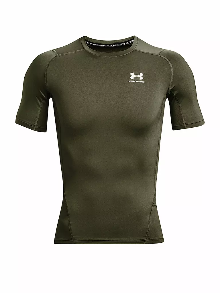 UNDER ARMOUR | T-shirt de fitness HeatGear® Armour pour homme | Olive