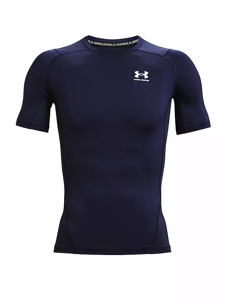 UNDER ARMOUR | T-shirt de fitness HeatGear® Armour pour homme | Bleu foncé