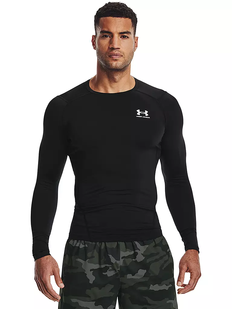UNDER ARMOUR | T-shirt de fitness HeatGear® Armour pour homme | Noir