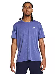 UNDER ARMOUR | T-shirt de fitness homme UA Launch Splatter | Bleu