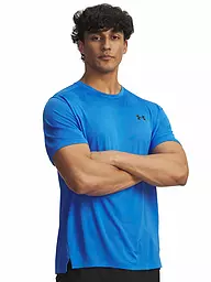 UNDER ARMOUR | T-shirt de fitness homme UA TechTM Vent Jacquard | Bleu