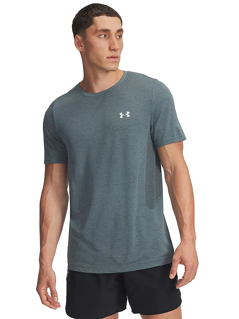 UNDER ARMOUR | T-shirt de fitness homme UA Vanish Seamless | Pétrole
