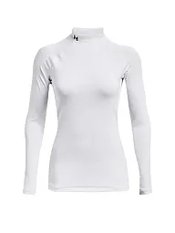 UNDER ARMOUR | T-shirt de fitness pour femme ColdGear® Authentics à col montant | Blanc