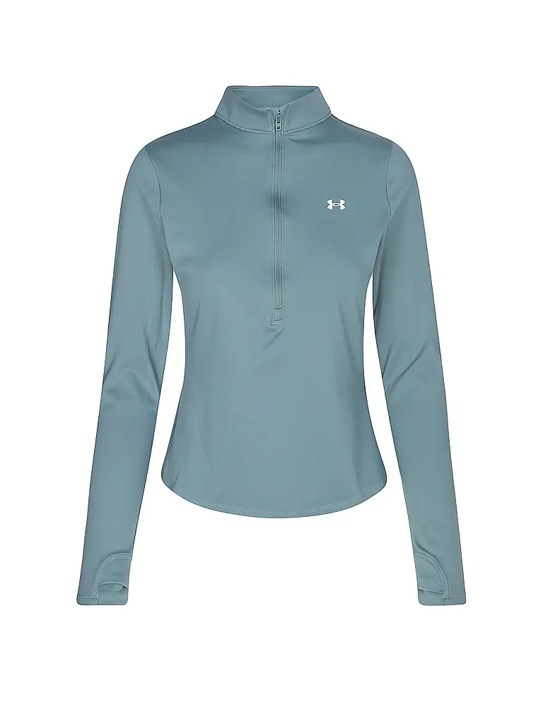 UNDER ARMOUR | T-shirt de fitness pour femme UA Motion avec fermeture éclair 1/2 | Pétrole