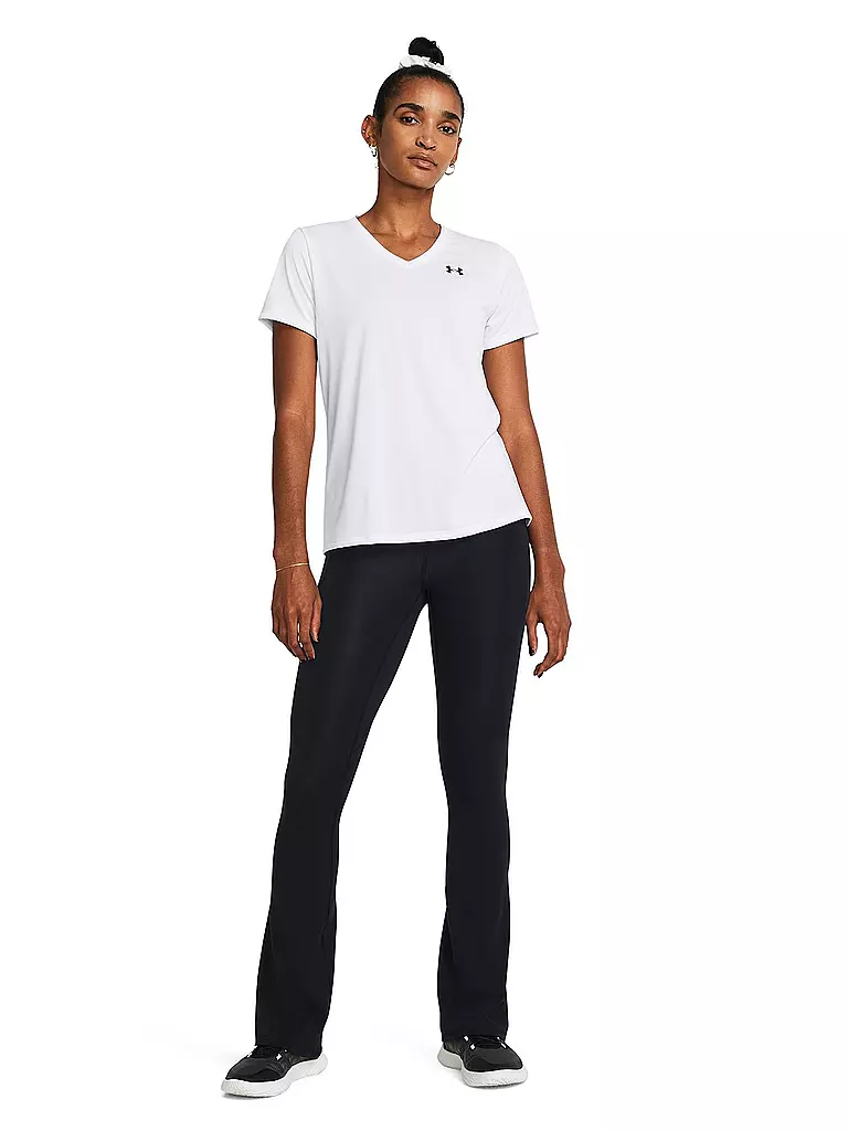 UNDER ARMOUR | T-shirt de fitness pour femme UA Tech™ à col en V | Blanc