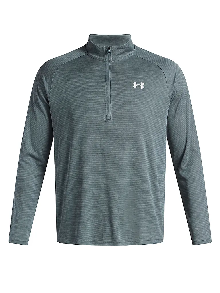 UNDER ARMOUR | T-shirt de fitness pour homme UA Tech™ Textured ½ Zip | Pétrole
