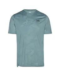 UNDER ARMOUR | T-shirt de fitness homme UA TechTM Vent Jacquard | Pétrole
