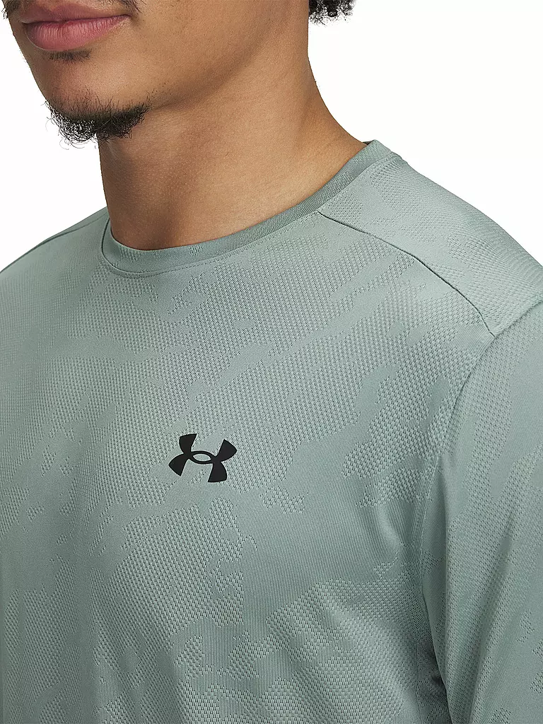 UNDER ARMOUR | T-shirt de fitness pour homme UA TechTM Vent Jacquard | Menthe