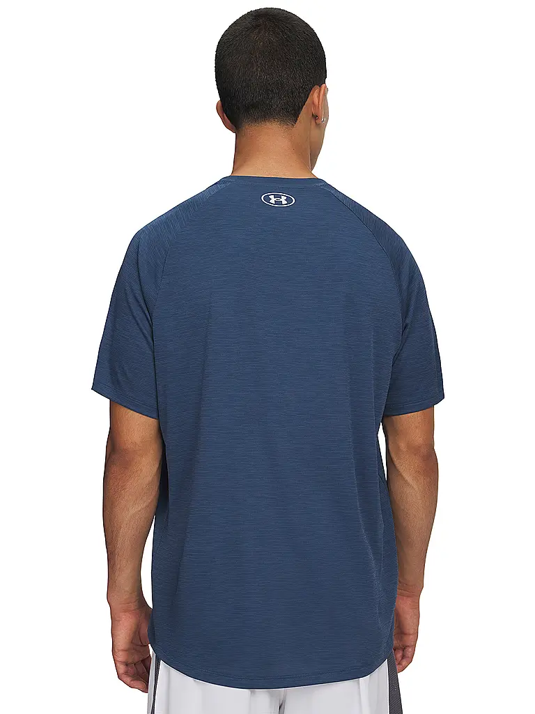 UNDER ARMOUR | T-shirt de fitness structuré UA Tech™ pour homme | Bleu foncé