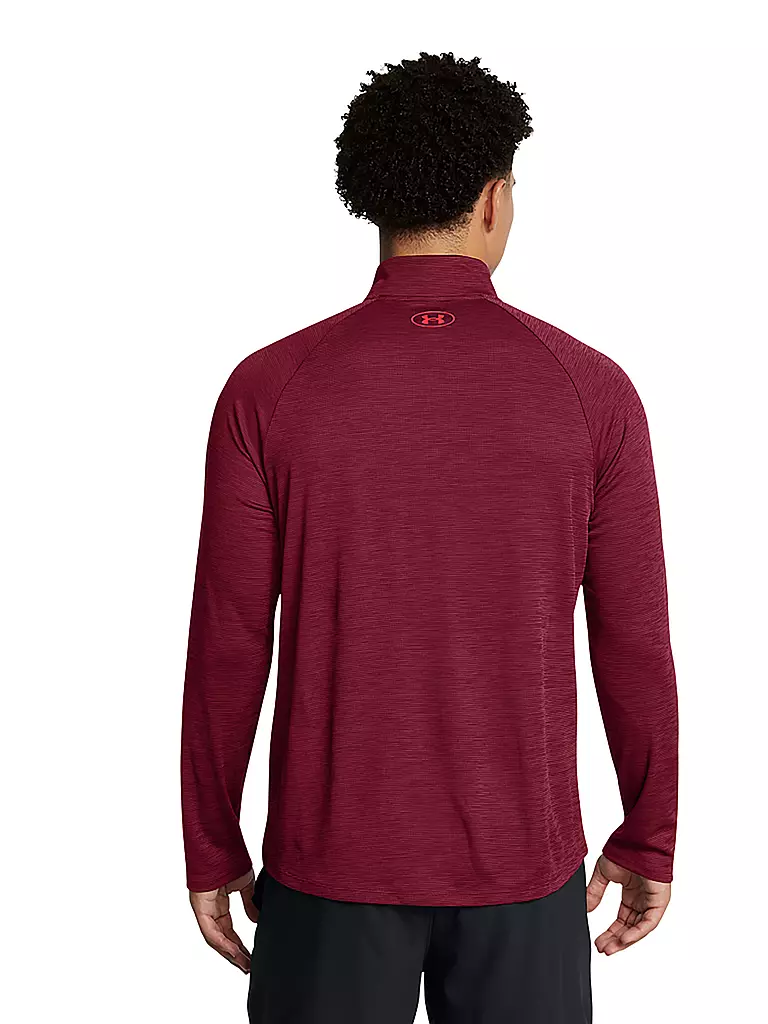 UNDER ARMOUR | T-shirt de fitness texturé UA Tech™ ½ zip pour homme |