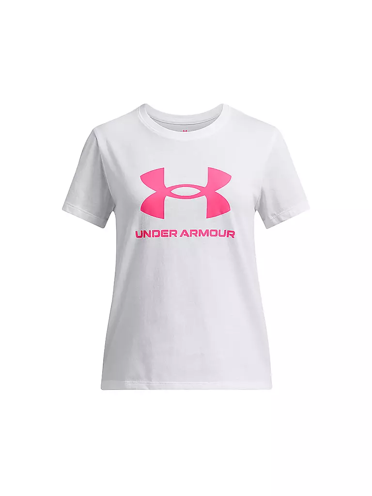 UNDER ARMOUR | T-shirt fille UA Big Logo | Blanc
