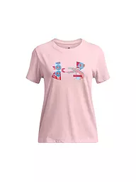 UNDER ARMOUR | T-shirt fille UA Fill Big Logo | Rose