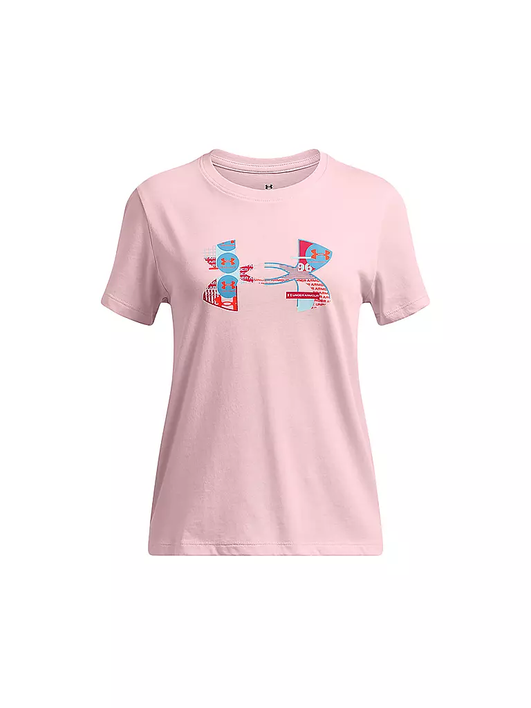 UNDER ARMOUR | T-shirt fille UA Fill Big Logo | Rose