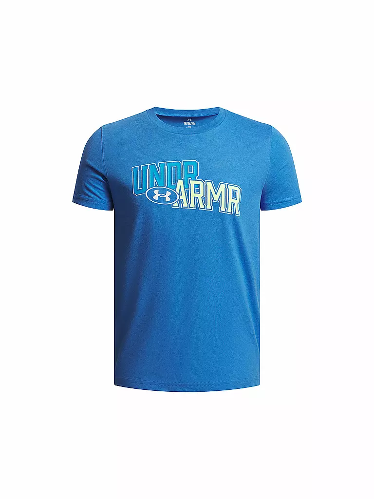UNDER ARMOUR | T-shirt garçon Overlay Wordmark | Bleu