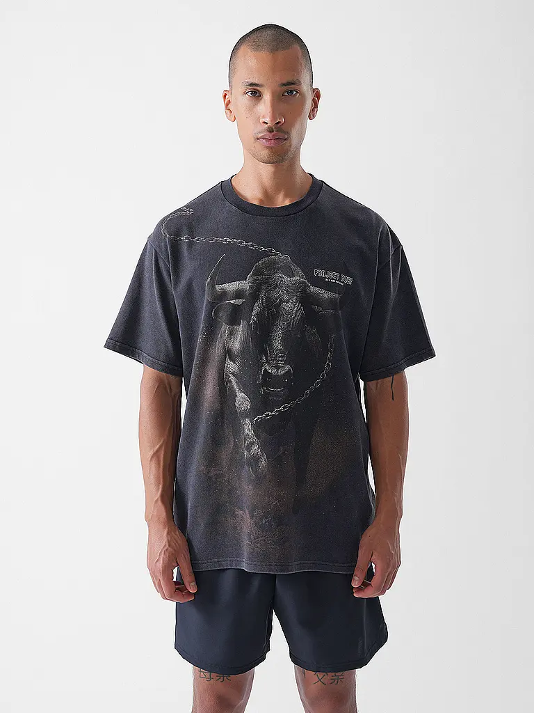 UNDER ARMOUR | T-shirt homme The Rock Washed | Noir