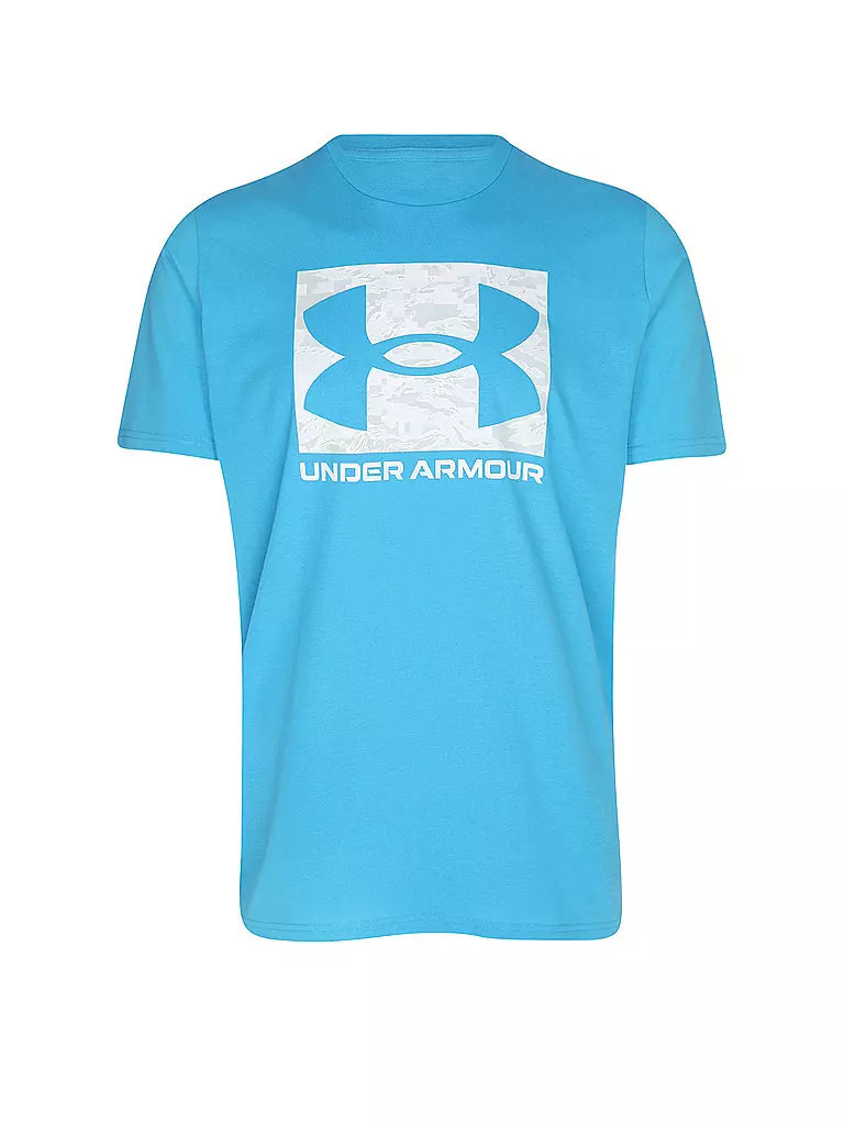 UNDER ARMOUR | T-shirt homme UA ABC Camo Boxed Logo | Bleu clair