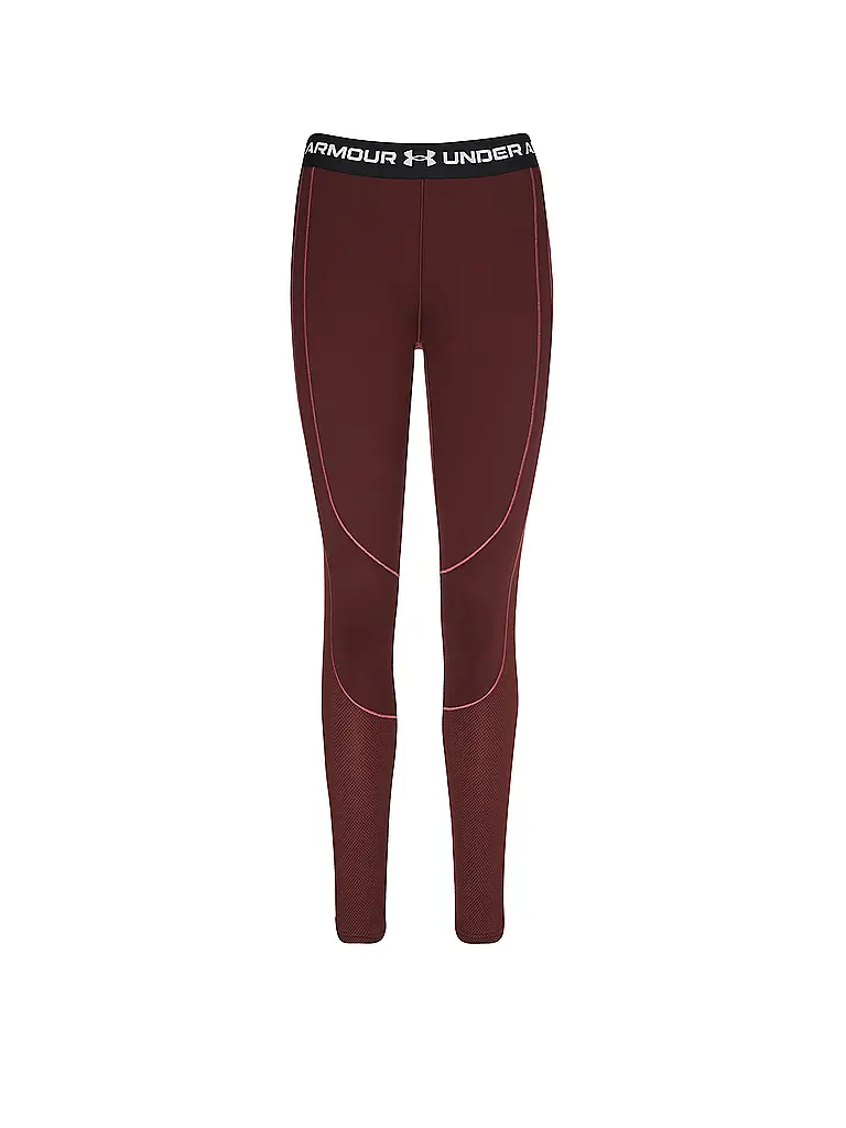 UNDER ARMOUR | Tight de fitness ColdGear® pour femme | Rouge foncé