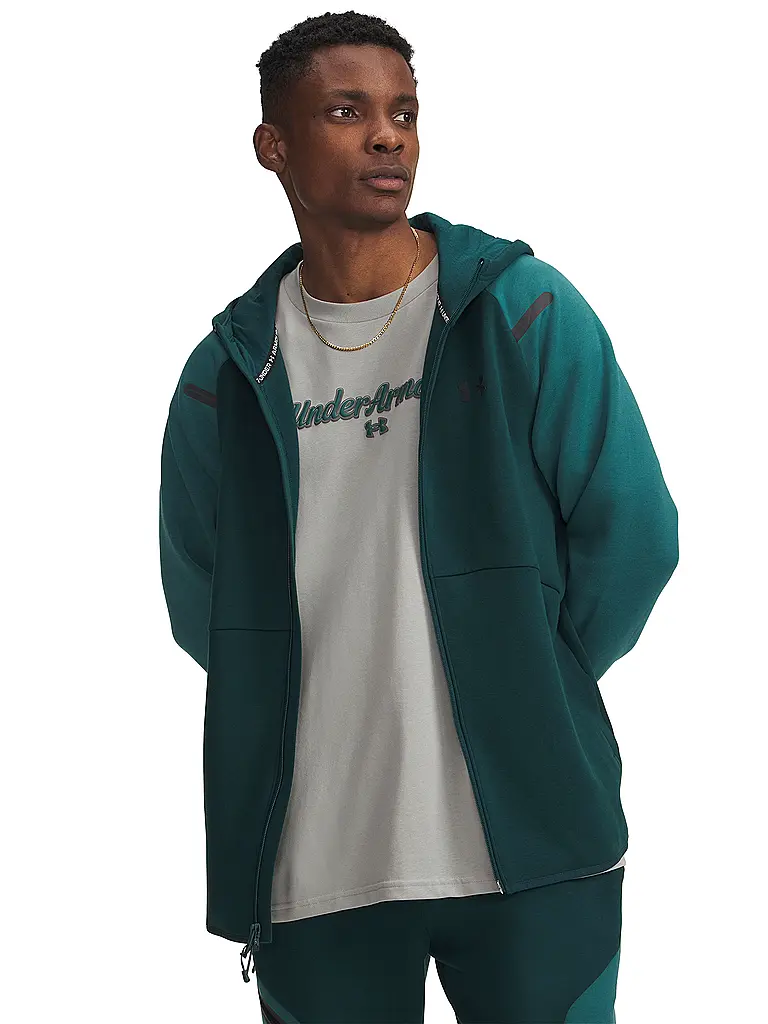 UNDER ARMOUR | Veste à capuche homme UA Unstoppable | Vert foncé