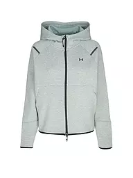 UNDER ARMOUR | Veste à capuche pour femme UA Unstoppable Fleece avec zip intégral | Menthe