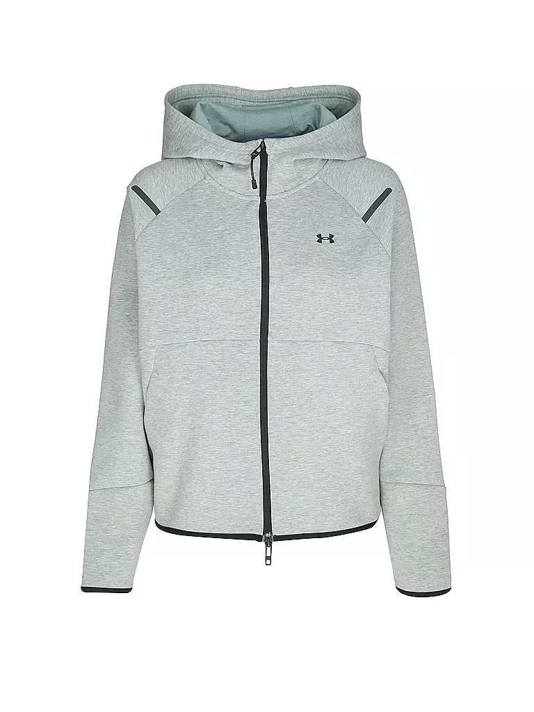UNDER ARMOUR | Veste à capuche pour femme UA Unstoppable Fleece avec zip intégral | Menthe
