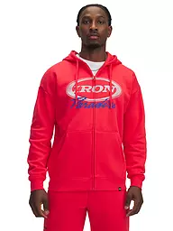 UNDER ARMOUR | Veste à capuche pour homme UA The Rock Icon Fleece | Rouge